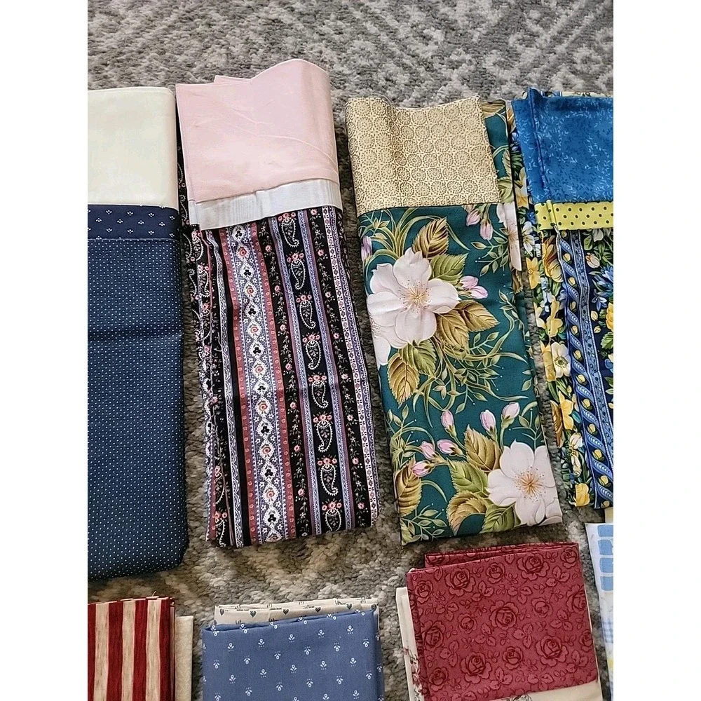 LOT of 12 NEW Handcrafted PILLOW CASES Flowers Paisley Theme